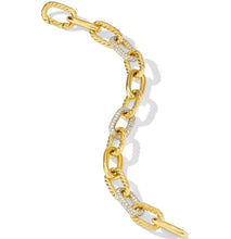 Load image into Gallery viewer, DY Madison Chain Bracelet in 18K Yellow Gold with Diamonds, 11mm
