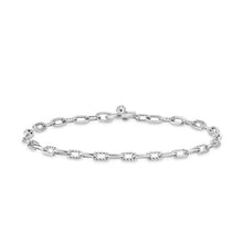 Load image into Gallery viewer, DY Madison Toggle Chain Bracelet in Sterling Silver with Diamonds
