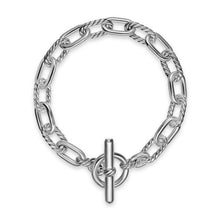 Load image into Gallery viewer, DY Madison Toggle Chain Bracelet in Sterling Silver
