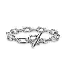 Load image into Gallery viewer, DY Madison Toggle Chain Bracelet in Sterling Silver

