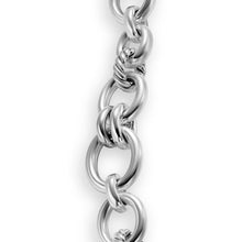 Load image into Gallery viewer, DY Mercer Chain Bracelet in Sterling Silver with Diamonds, 8mm
