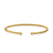 Load image into Gallery viewer, Micro Cablespira Flex Bracelet in 18K Yellow Gold, 2.6mm
