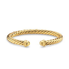 Load image into Gallery viewer, Cablespira Flex Bracelet in 18K Yellow Gold, 6mm
