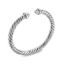 Load image into Gallery viewer, Cable Flex Bracelet in Sterling Silver, 6mm
