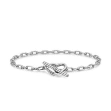 Load image into Gallery viewer, DY Madison Heart Toggle Chain Bracelet in Sterling Silver, 3mm
