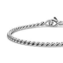 Load image into Gallery viewer, Sculpted Cable Chain Bracelet in Sterling Silver, 2.7mm
