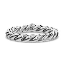 Load image into Gallery viewer, Sculpted Cable Chain Bracelet in Sterling Silver, 10mm
