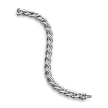 Load image into Gallery viewer, Sculpted Cable Chain Bracelet in Sterling Silver, 10mm
