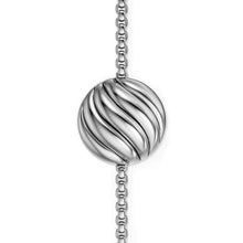 Load image into Gallery viewer, Sculpted Cable Center Station Chain Bracelet in Sterling Silver, 10mm
