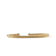 Load image into Gallery viewer, Cable Cuff Bracelet in 18K Yellow Gold, 4mm
