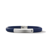 Streamline ID Blue Rubber Bracelet