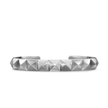 Load image into Gallery viewer, Pyramid Cuff Bracelet in Sterling Silver, 9.3mn
