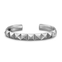Load image into Gallery viewer, Pyramid Cuff Bracelet in Sterling Silver, 9.3mn
