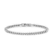 Load image into Gallery viewer, Spiritual Beads Metal Bead Bracelet in Sterling Silver, 4mm
