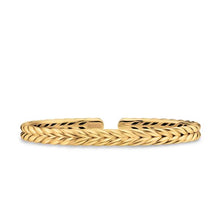 Load image into Gallery viewer, Chevron Flex Bracelet in 18K Yellow Gold, 6.4mm
