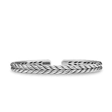 Load image into Gallery viewer, Chevron Flex Bracelet in Sterling Silver, 6.4mm
