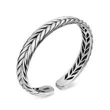 Load image into Gallery viewer, Chevron Flex Bracelet in Sterling Silver, 10mm
