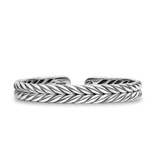 Load image into Gallery viewer, Chevron Flex Bracelet in Sterling Silver, 10mm
