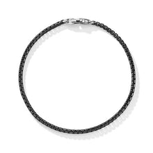 Load image into Gallery viewer, Box Chain Bracelet in Stainless Steel and Sterling Silver
