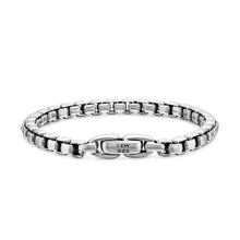 Load image into Gallery viewer, Box Chain Bracelet in Sterling Silver
