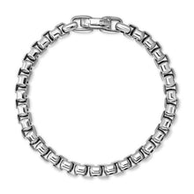 Load image into Gallery viewer, Box Chain Bracelet in Sterling Silver
