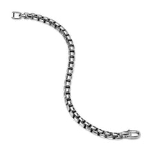 Load image into Gallery viewer, Box Chain Bracelet in Sterling Silver
