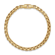 Load image into Gallery viewer, Box Chain Bracelet in 18K Yellow Gold, 5mm
