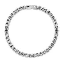 Load image into Gallery viewer, Double Box Chain Bracelet in Sterling Silver, 4mm
