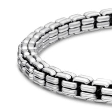 Load image into Gallery viewer, Double Box Chain Bracelet in Sterling Silver, 4mm
