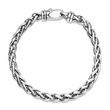 Load image into Gallery viewer, Wheat Chain Bracelet in Sterling Silver, 6mm
