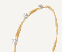 Load image into Gallery viewer, Marco Bicego 18K Yellow Gold Marrakech Diamond Bangle
