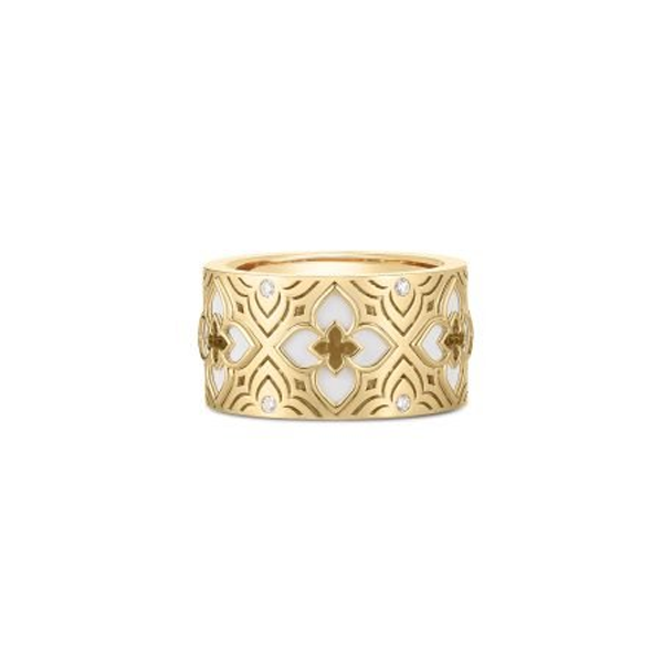 Roberto Coin Diamond & Enamel Venetian Princess Ring