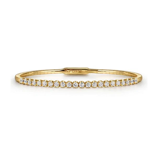 Gabriel Tiger Claw Set Diamond Split Bangle