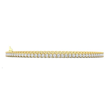 Load image into Gallery viewer, Royal Collection Classic Diamond Tennis Bracelet in Yellow Gold
