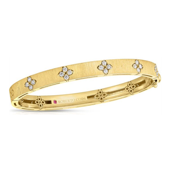 Roberto Coin Love In Verona Satin Diamond Bracelet