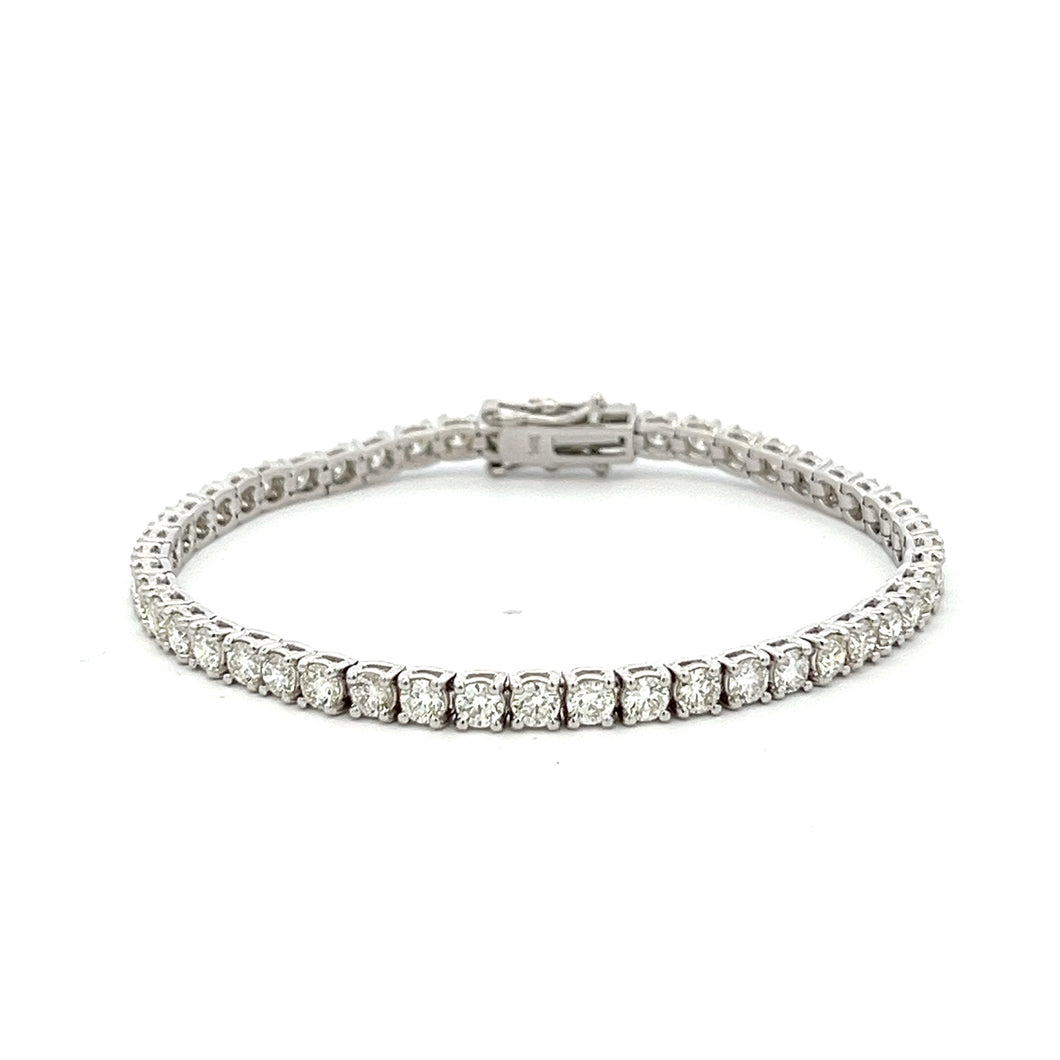 Royal Collection 14K White Gold Diamond Bracelet