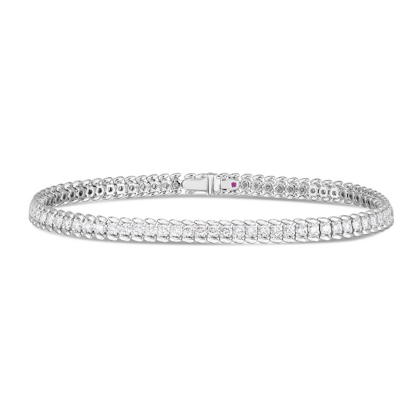 Roberto Coin Ribbed Diamond Tennis Bracelet