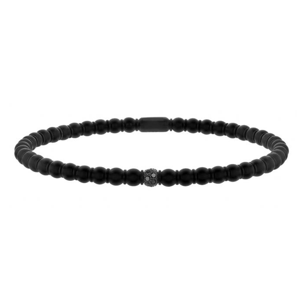 Roberto Demeglio Sfera Black Ceramic & Diamond Bracelet