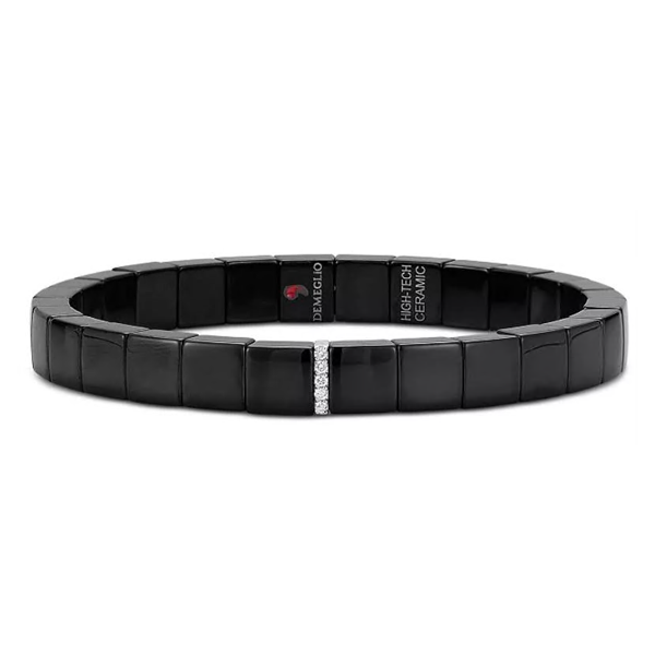 Roberto Demeglio Scacco Diamond & Ceramic Bracelet