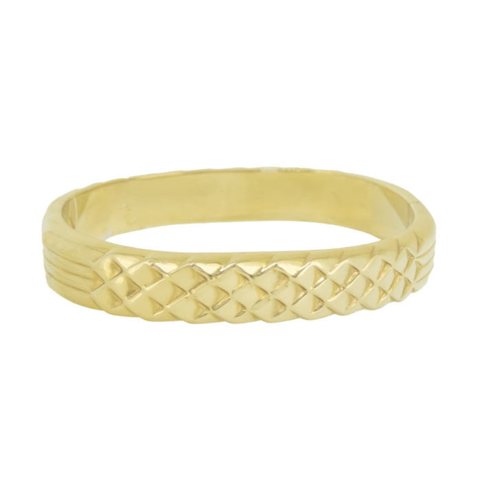 Royal Estate Criss Cross Pattern Cuff Bracelet
