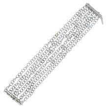 Load image into Gallery viewer, Royal Estate 18K White Gold Link Diamond Bracelet
