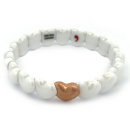 Roberto Demeglio Heart Shaped Ceramic Bracelet
