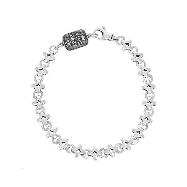 King Baby Diamond Link Bracelet