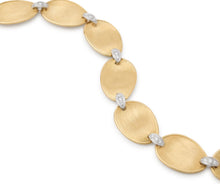 Load image into Gallery viewer, Marco Bicego 18K Yellow/White Lunaria Pave Necklace
