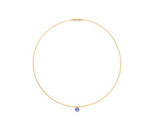Load image into Gallery viewer, Marco Bicego 18K Yellow Gold Tanzanite Cushion Necklace
