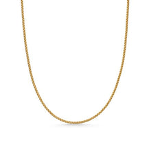 Load image into Gallery viewer, Box Chain Necklace in 18K Yellow Gold, 1.7mm
