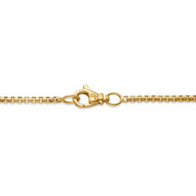 Load image into Gallery viewer, Box Chain Necklace in 18K Yellow Gold, 1.7mm
