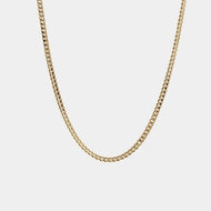 Royal Estate 14K Yellow Gold 2.9mm Curb Link Chain Necklace 17.5