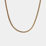 Royal Estate 14K Yellow Gold 2.75mm Curb Link Chain Necklace 17.5