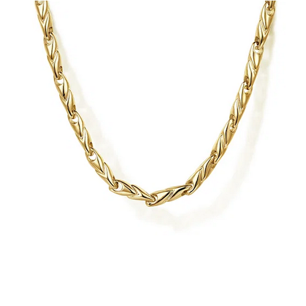 Gabriel Hollow Men's Link Chain Necklace